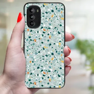 MY ART Ochranný obal Motorola Moto G52 BLUE TERRAZZO (164)