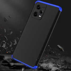 360° Ochranný kryt Xiaomi Redmi Note 12 5G čierny-modrý