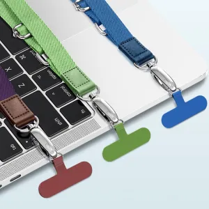PROTEMIO LANYARD Univerzálna šnúrka na mobil pod zadný kryt šedá