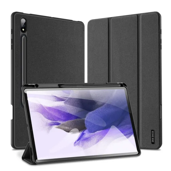 DUX DOMO Zaklápacie puzdro Samsung Galaxy Tab S9+ čierne