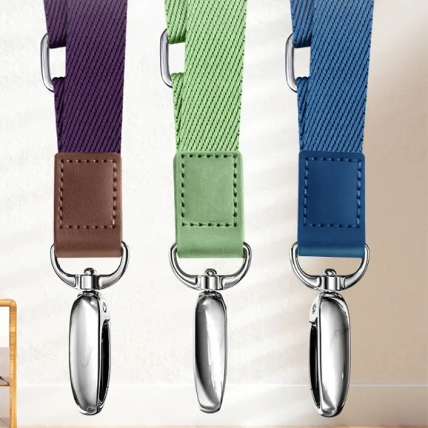 PROTEMIO LANYARD Univerzálna šnúrka na mobil pod zadný kryt šedá
