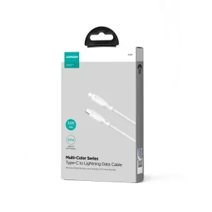 JOYROOM SA34-CL3 30W Kábel USB Typ-C / Lightning 1 meter biely
