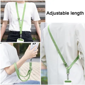 PROTEMIO LANYARD Univerzálna šnúrka na mobil pod zadný kryt šedá