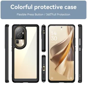 CRYSTAL Ochranný kryt pre Oppo Reno10 5G / Oppo Reno10 Pro 5G čierny