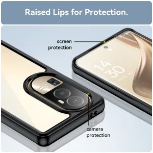 CRYSTAL Ochranný kryt pre Oppo Reno10 5G / Oppo Reno10 Pro 5G čierny