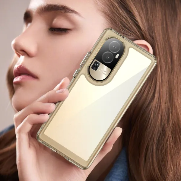 CRYSTAL Ochranný kryt pre Oppo Reno10 5G / Oppo Reno10 Pro 5G šedý
