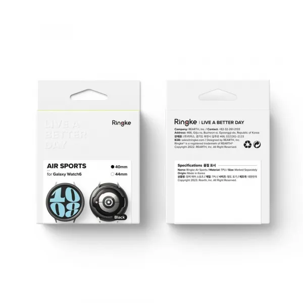 RINGKE AIR Puzdro pre Samsung Galaxy Watch6 44mm čierne