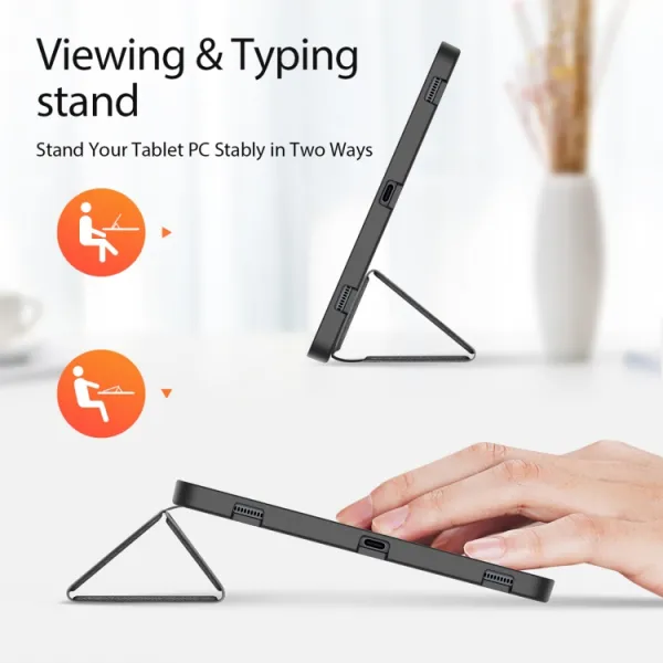 DUX DOMO Zaklápacie puzdro Samsung Galaxy Tab S9+ čierne