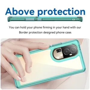 CRYSTAL Ochranný kryt pre Oppo Reno10 5G / Oppo Reno10 Pro 5G tyrkysový