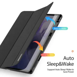 DUX DOMO Zaklápacie puzdro Samsung Galaxy Tab S9+ čierne