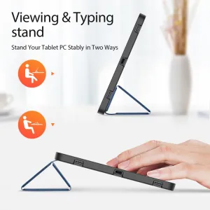 DUX DOMO Zaklápacie puzdro Samsung Galaxy Tab S9+ modré