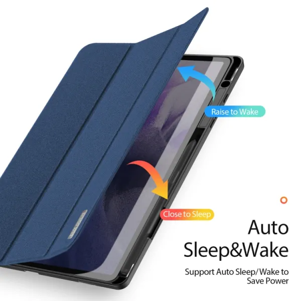 DUX DOMO Zaklápacie puzdro Samsung Galaxy Tab S9+ modré