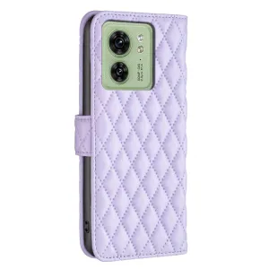 LATTICE Ochranné puzdro pre Motorola Edge 40 fialové