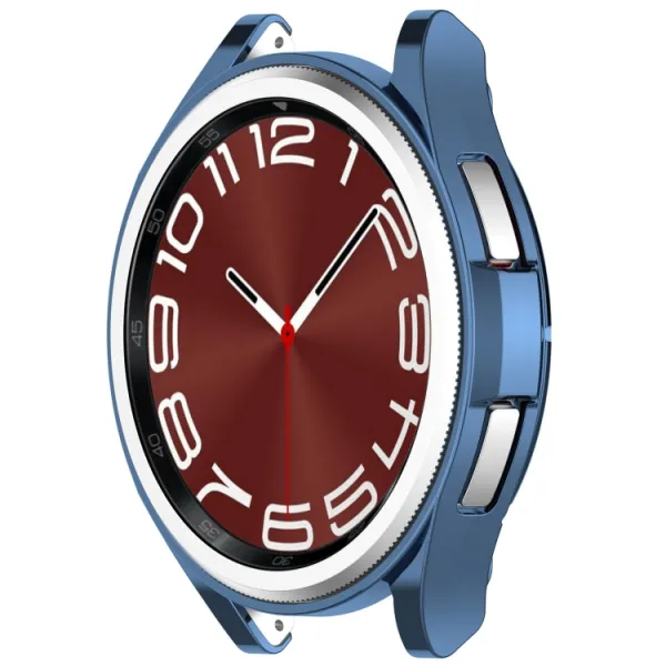 TPU HALF COVER Obal pre Samsung Galaxy Watch6 Classic 43mm modrý