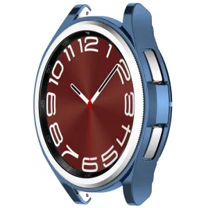 TPU HALF COVER Obal pre Samsung Galaxy Watch6 Classic 43mm modrý