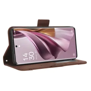 SLOT Peňaženkový obal pre Oppo Reno10 5G / Reno10 Pro 5G hnedý