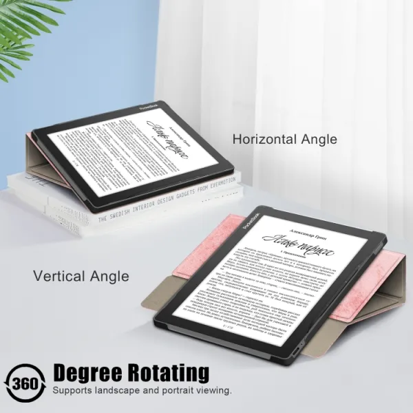 MARBLE Zaklápacie puzdro PocketBook 970 InkPad Lite ružové