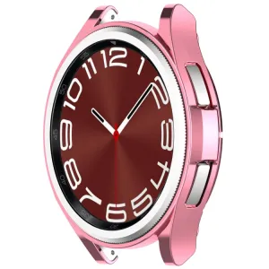 TPU HALF COVER Obal pre Samsung Galaxy Watch6 Classic 43mm ružový