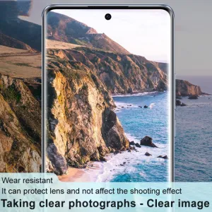IMAK FULL COVER BLACK Sklo pre fotoaparát Oppo Reno10 5G / Reno 10 Pro 5G