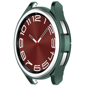 TPU HALF COVER Obal pre Samsung Galaxy Watch6 Classic 43mm zelený