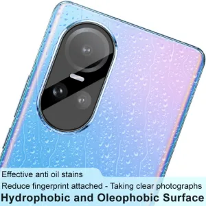 IMAK FULL COVER BLACK Sklo pre fotoaparát Oppo Reno10 5G / Reno 10 Pro 5G