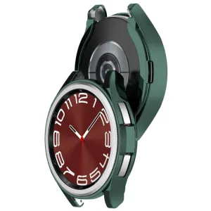 TPU HALF COVER Obal pre Samsung Galaxy Watch6 Classic 43mm zelený