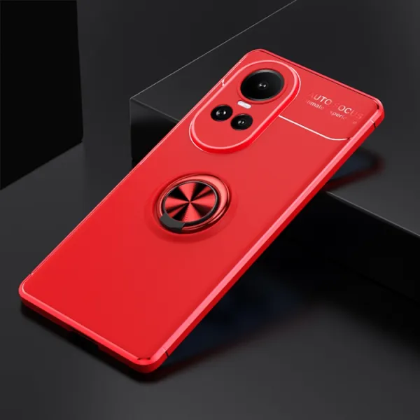 HOLDER Silikónový kryt s držiakom Oppo Reno10 5G / Reno 10 Pro 5G červený
