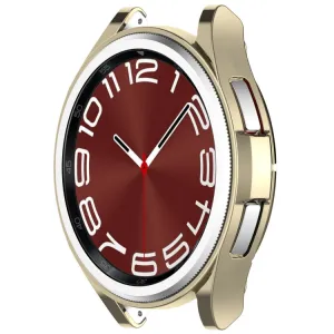 TPU HALF COVER Obal pre Samsung Galaxy Watch6 Classic 43mm zlatý