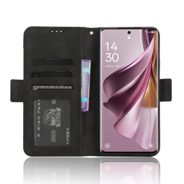 SLOT Peňaženkový obal pre Oppo Reno10 5G / Reno10 Pro 5G čierny
