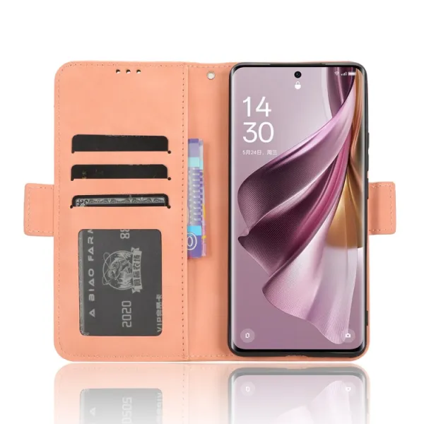 SLOT Peňaženkový obal pre Oppo Reno10 5G / Reno10 Pro 5G ružový