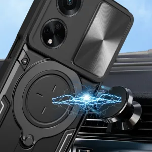 CD RING Ochranný kryt so stojanom pre Oppo A98 5G modrý