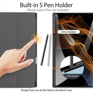 DUX DOMO Zaklápacie puzdro Samsung Galaxy Tab S8 Ultra / Tab S9 Ultra / Tab S10 Ultra čierne