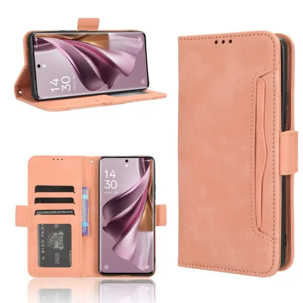 SLOT Peňaženkový obal pre Oppo Reno10 5G / Reno10 Pro 5G ružový