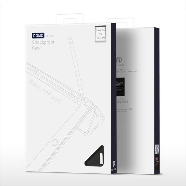 DUX DOMO Zaklápacie puzdro Samsung Galaxy Tab S8 Ultra / Tab S9 Ultra / Tab S10 Ultra čierne