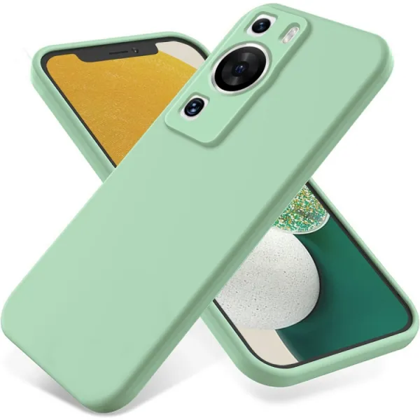 RUBBER Ochranný kryt pre Huawei P60 Pro zelený