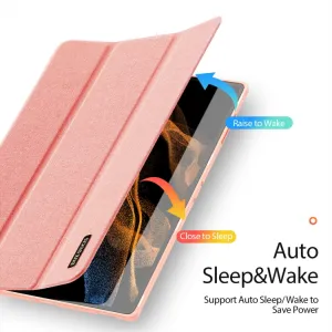 DUX DOMO Zaklápacie puzdro Samsung Galaxy Tab S8 Ultra / Tab S9 Ultra / Tab S10 Ultra ružové