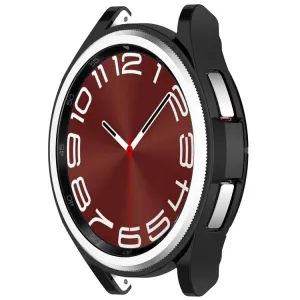 TPU HALF COVER Obal pre Samsung Galaxy Watch6 Classic 43mm čierny
