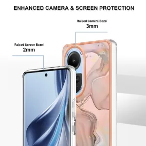 IMD MARBLE Ochranný kryt Oppo Reno10 5G ROSE GOLD