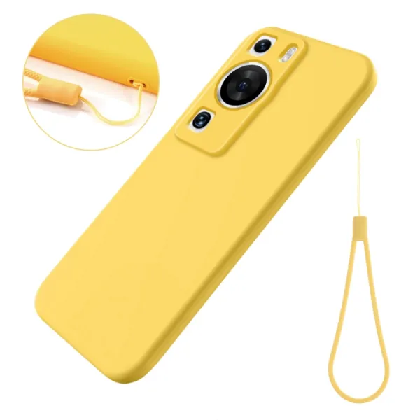 RUBBER Ochranný kryt pre Huawei P60 Pro žltý