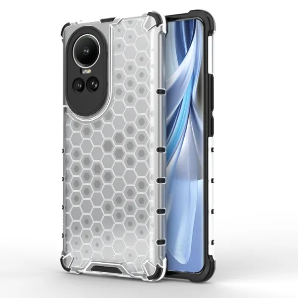 HONEYCOMB Ochranný kryt Oppo Reno10 5G / Reno10 Pro 5G biely