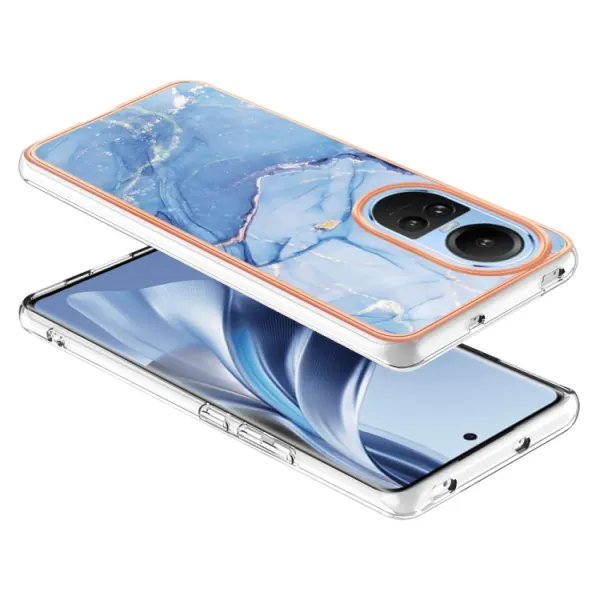 IMD MARBLE Ochranný kryt Oppo Reno10 5G BLUE