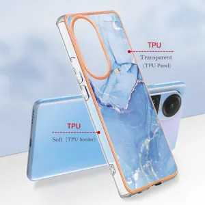 IMD MARBLE Ochranný kryt Oppo Reno10 5G BLUE