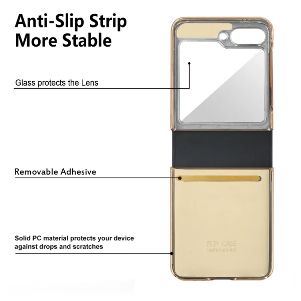 GKK HANDBAG Ochranný obal Samsung Galaxy Z Flip5 5G modrý