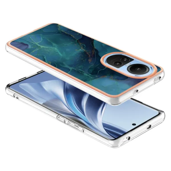 IMD MARBLE Ochranný kryt Oppo Reno10 5G GREEN