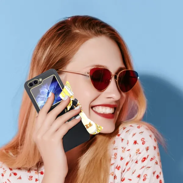 GKK HANDBAG Ochranný obal Samsung Galaxy Z Flip5 5G modrý