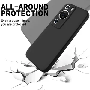 RUBBER Ochranný kryt pre Huawei P60 Pro čierny