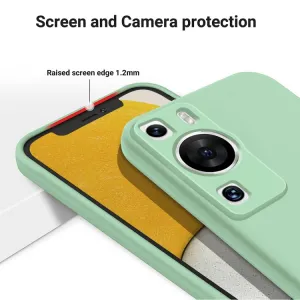 RUBBER Ochranný kryt pre Huawei P60 Pro zelený