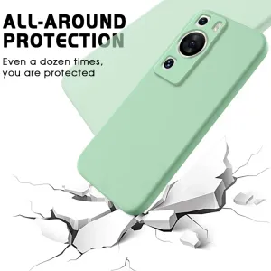 RUBBER Ochranný kryt pre Huawei P60 Pro zelený