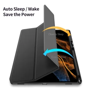 DUX TOBY Flipové puzdro Samsung Galaxy Tab S9 Ultra / Tab S10 Ultra čierne