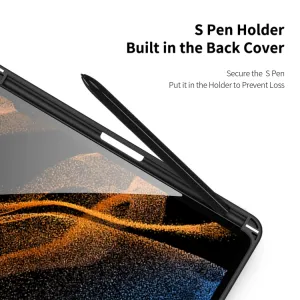 DUX TOBY Flipové puzdro Samsung Galaxy Tab S9 Ultra / Tab S10 Ultra čierne